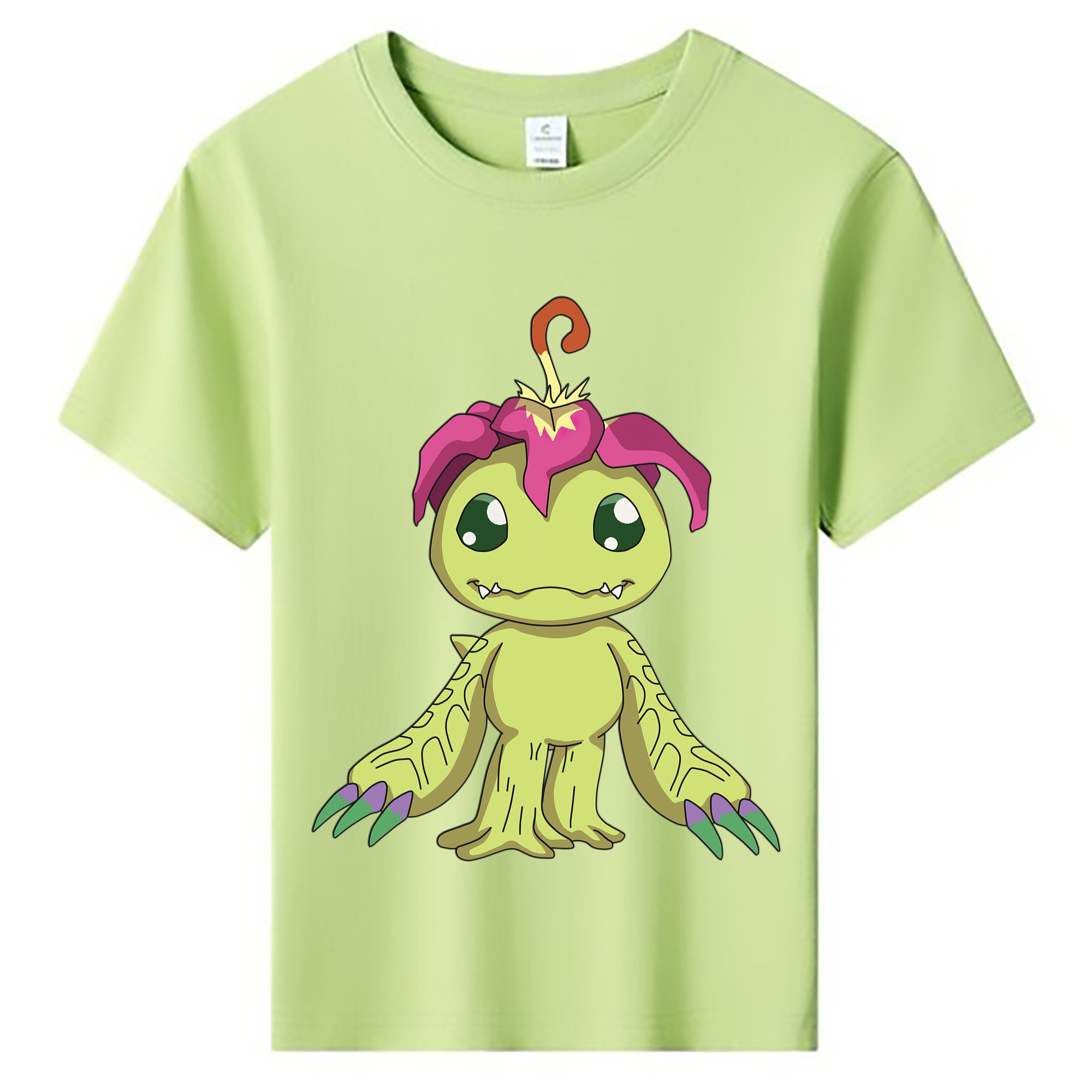 （画像用） Digimon デジタルモンスター/デジモン 綿100％キッズTシャツ（フロントプリント）